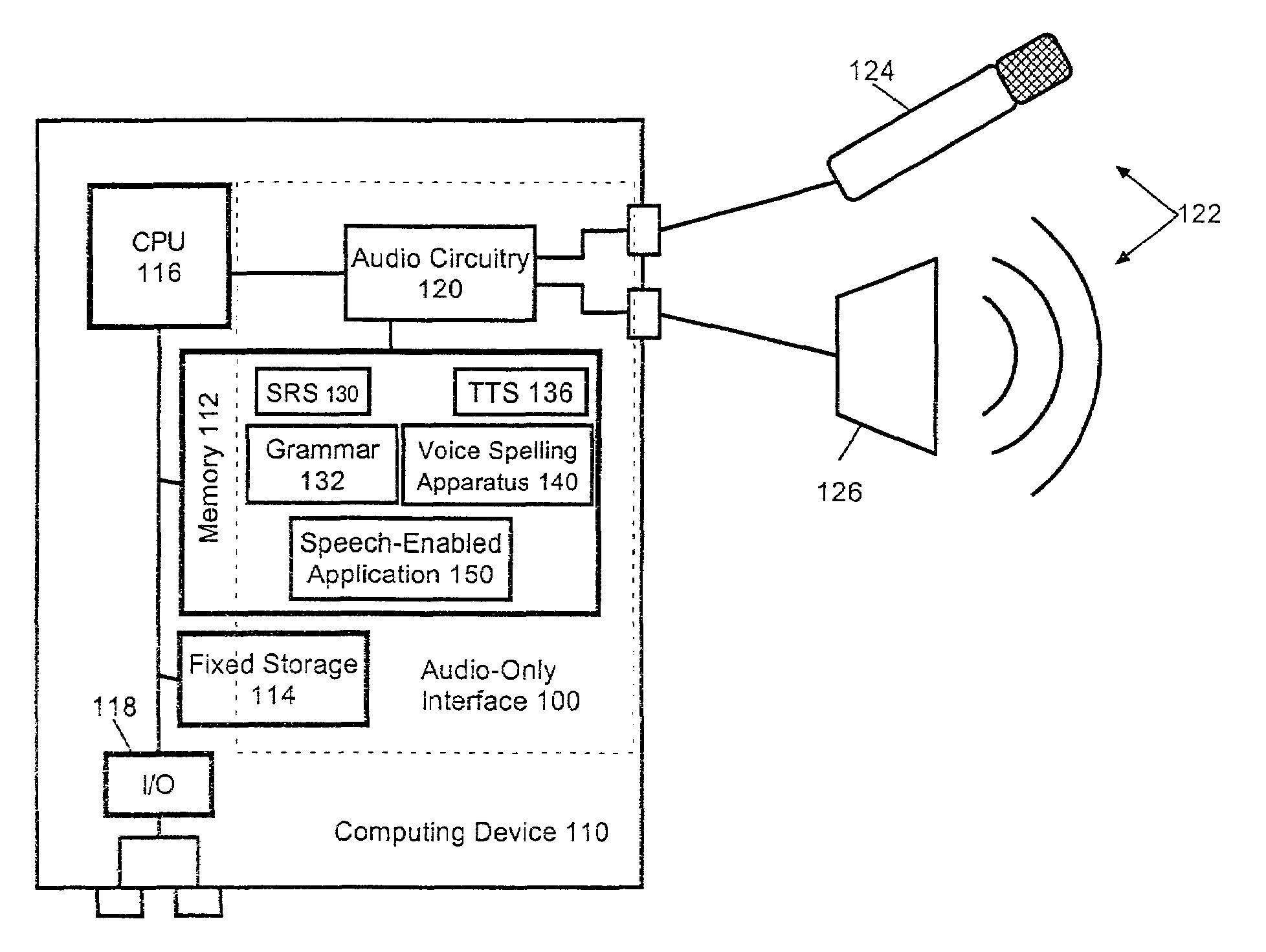 Voice spelling in an audio-only interface