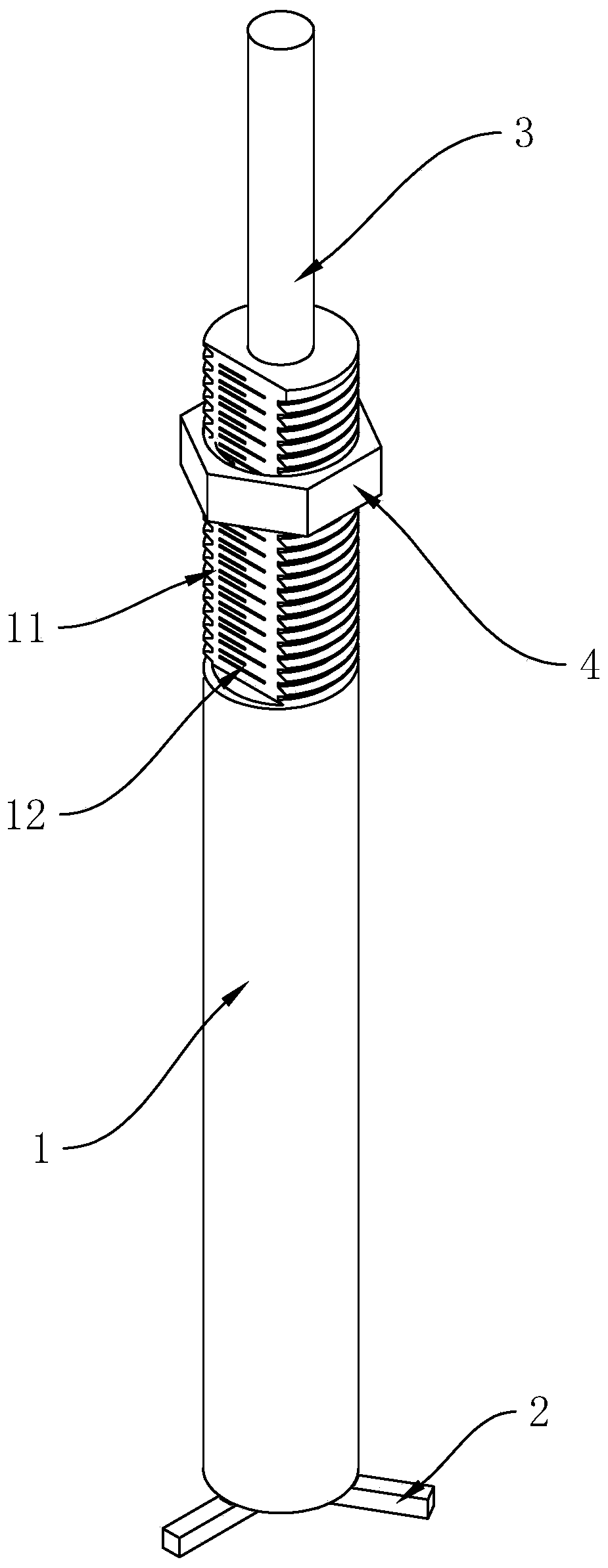 Floor thickness measuring device