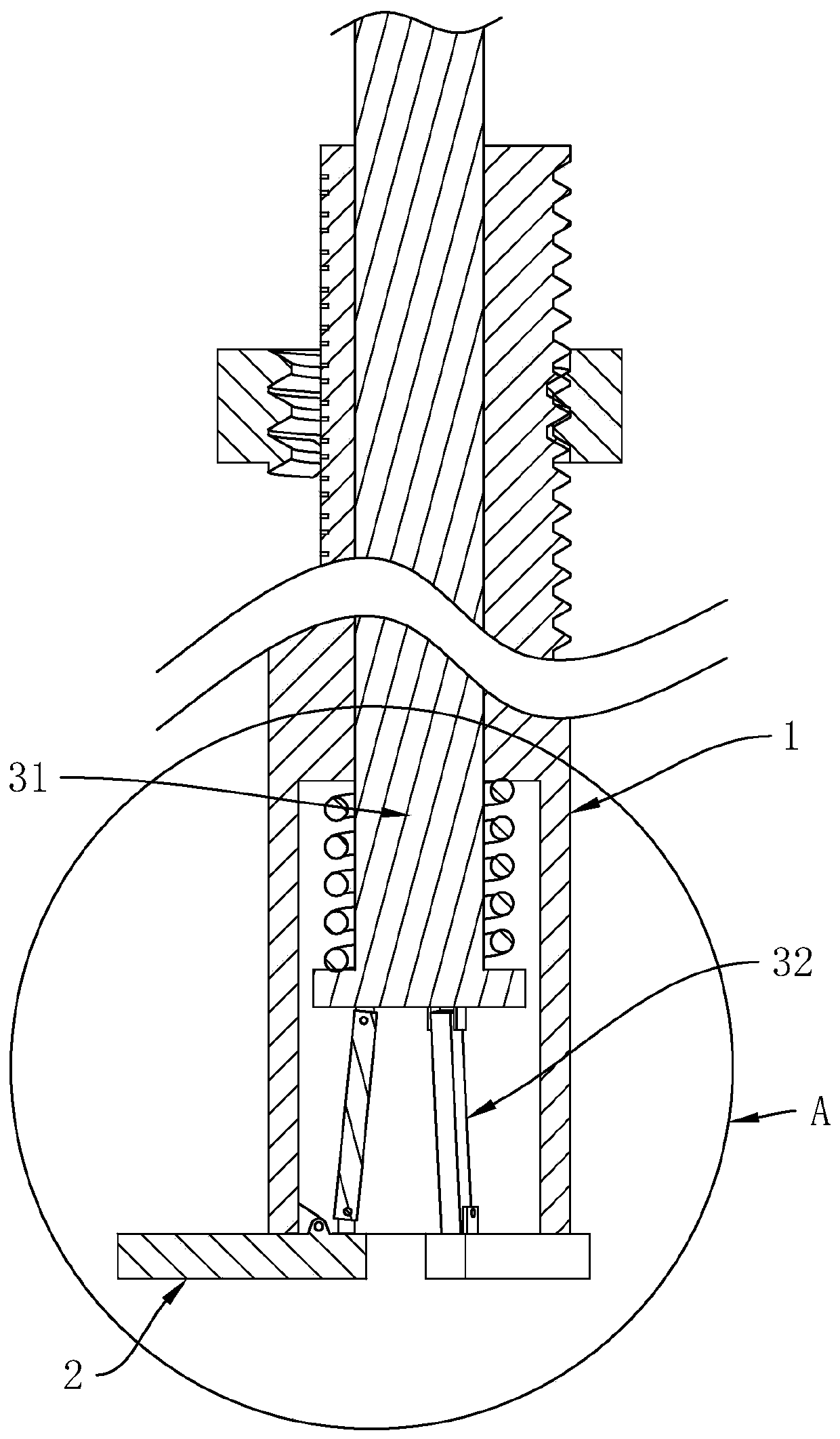 Floor thickness measuring device