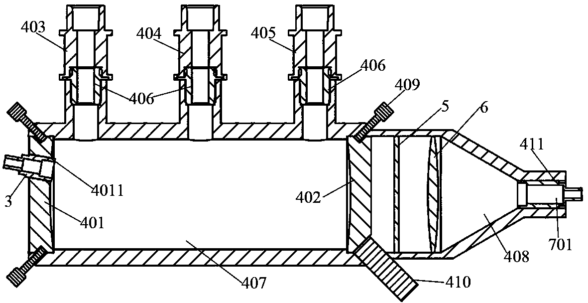 Raman enhanced measurement device and method and off-axis integral cavity structure applied to Raman enhanced measurement