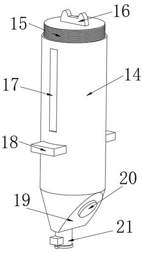 Chicken raising feeding device capable of quantitatively feeding