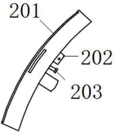 Automobile brake pedal structure