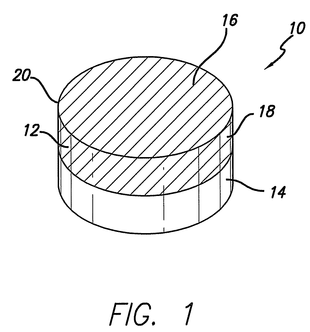 Polycrystalline diamond construction with controlled gradient metal content