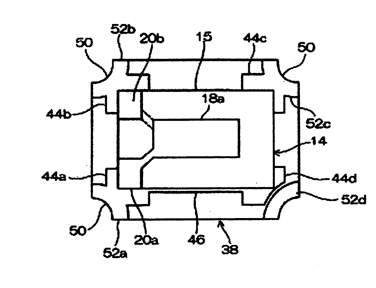 Package for electronic component and method of manufacturing piezoelectric device