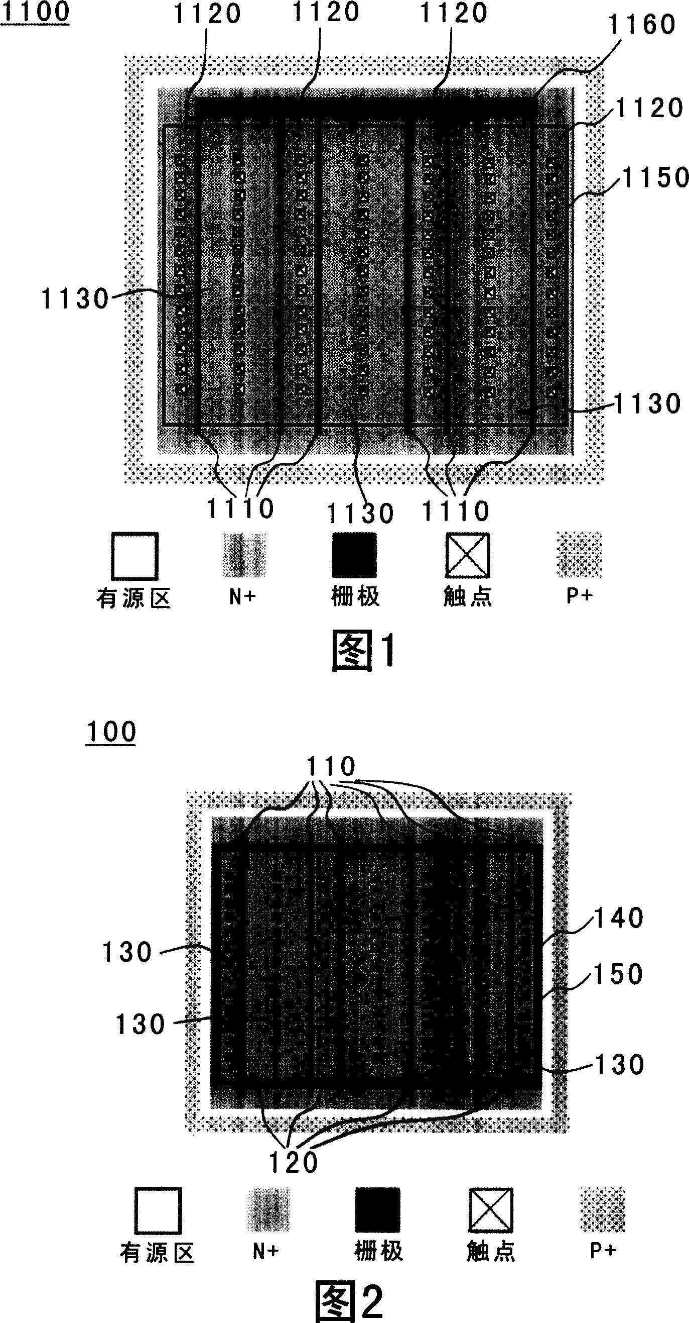 Static protection system using the floating and/or deflected multi-crystal silicon area and its method