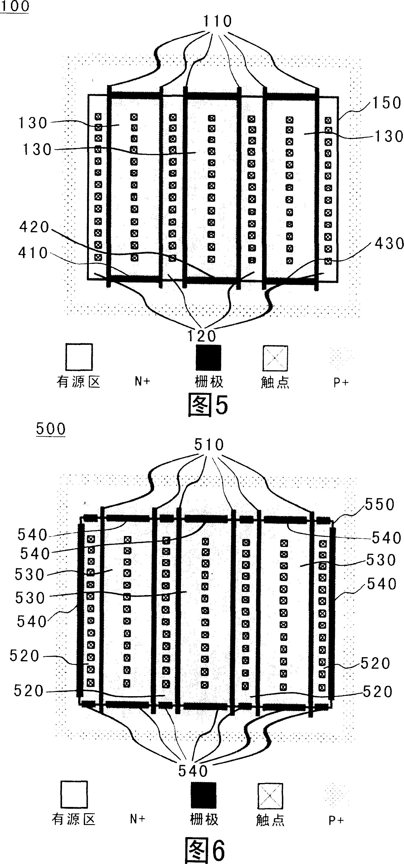 Static protection system using the floating and/or deflected multi-crystal silicon area and its method