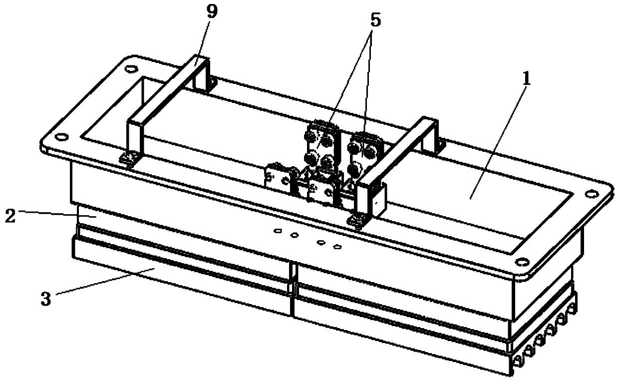 Annealing furnace heating device for producing liquid crystal glass