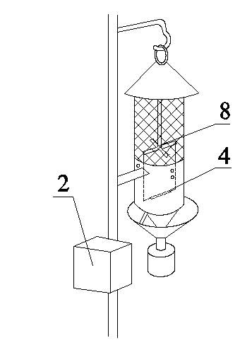 Electric net and sex attractant type dual trap