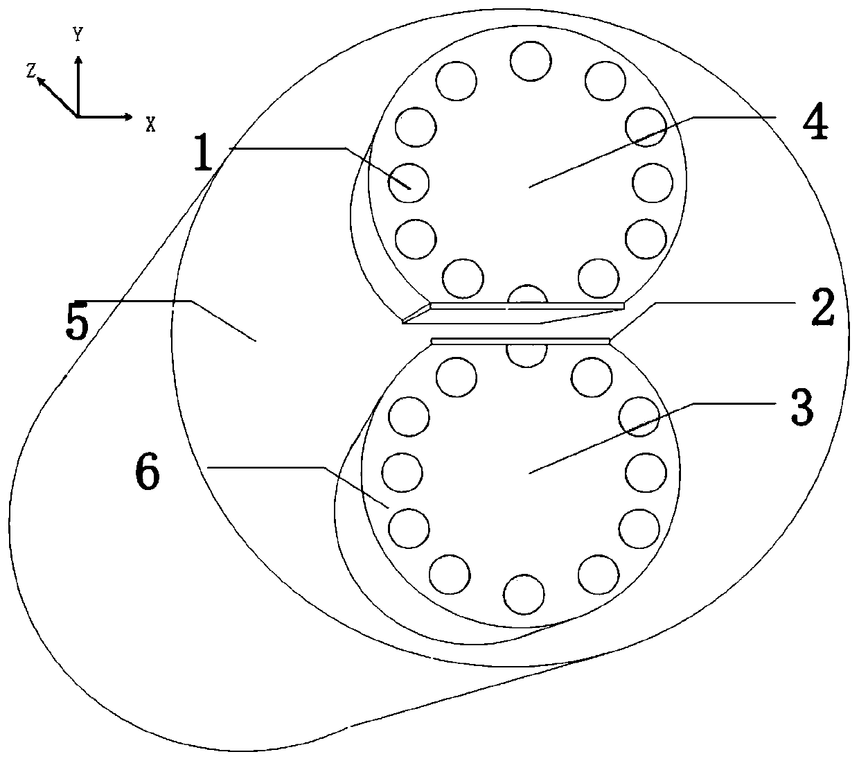 Near-infrared band double-D type photonic crystal fiber SPR sensor