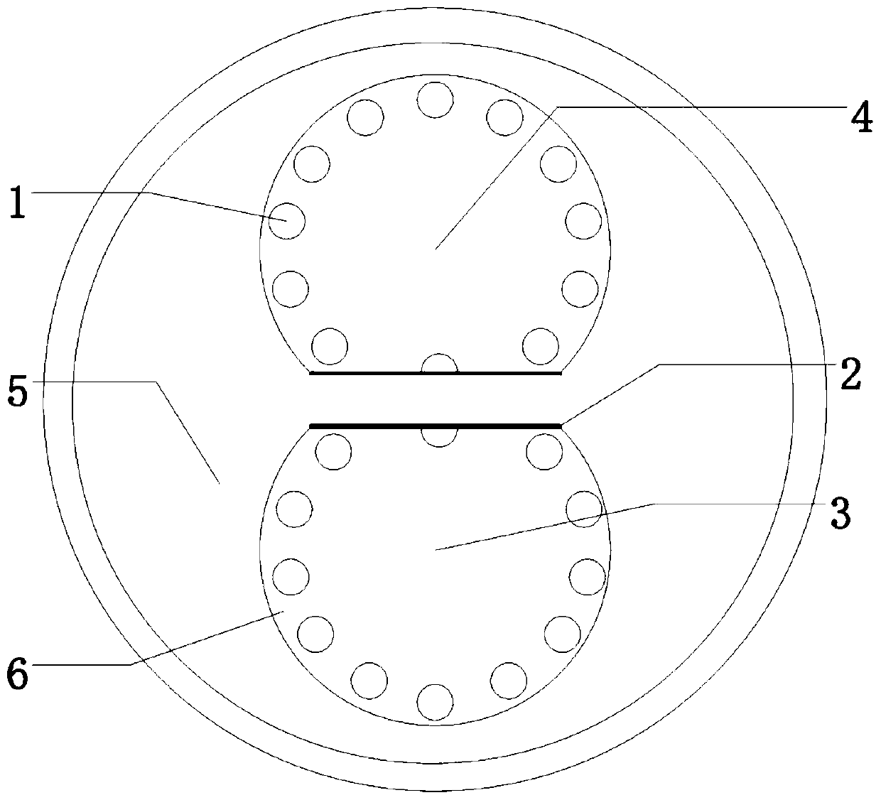 Near-infrared band double-D type photonic crystal fiber SPR sensor