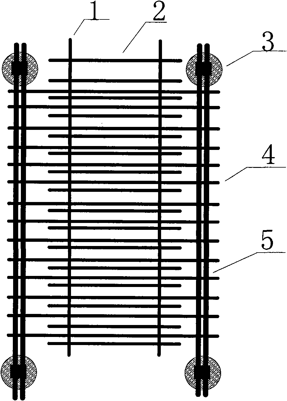 Railway reinforced construction method