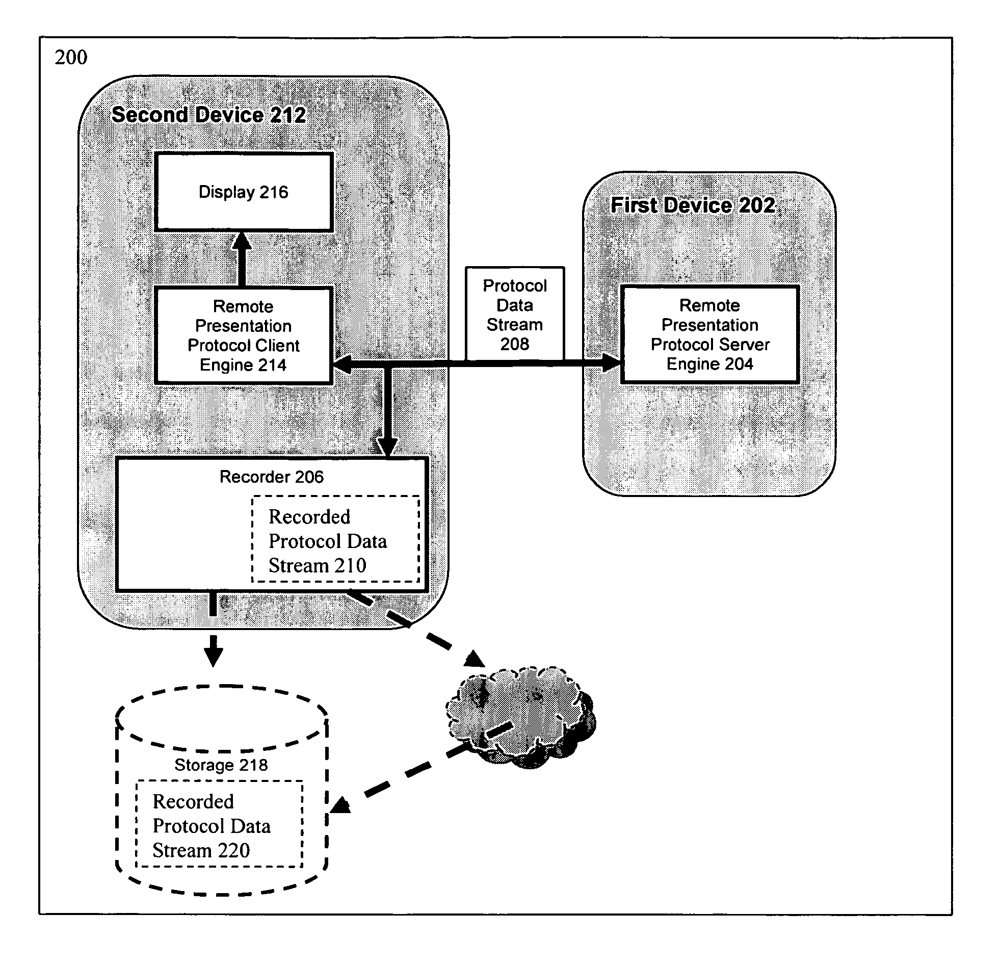 Methods and systems for generating playback instructions for rendering of a recorded computer session