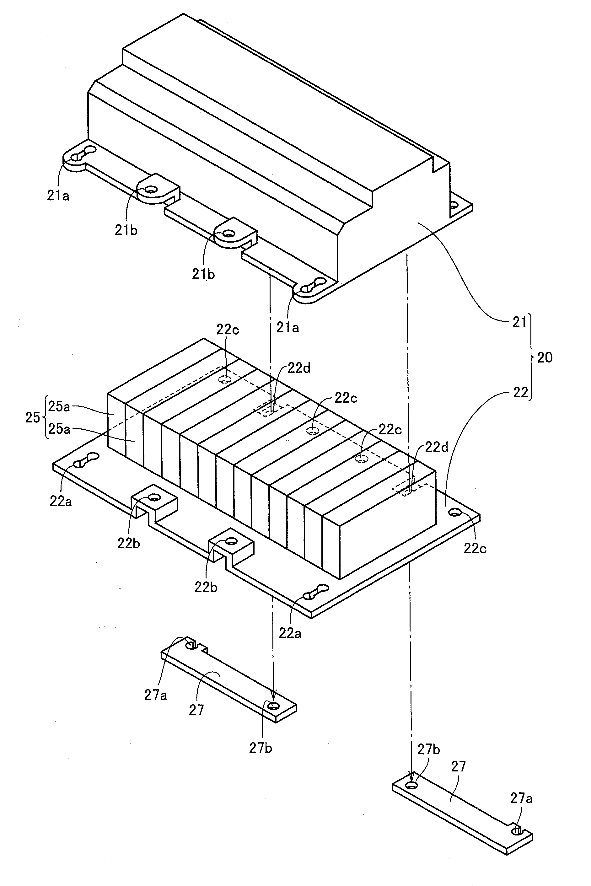 Structure mounting an electricity storage pack on a vehicle