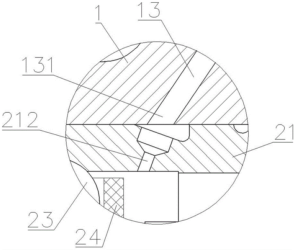 Turbocharger bearing body structure with integral ball bearing