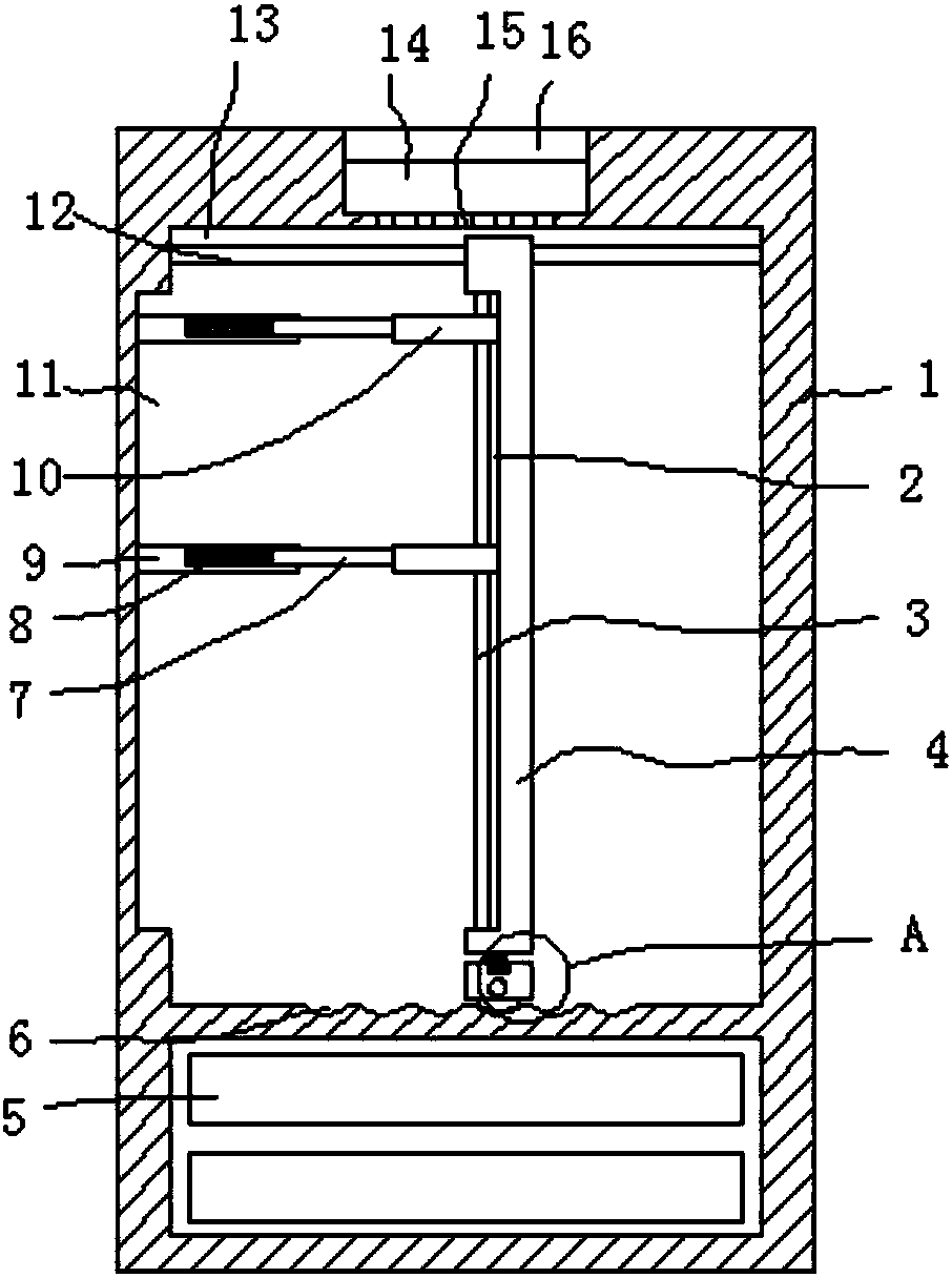 Drying layering wardrobe for children