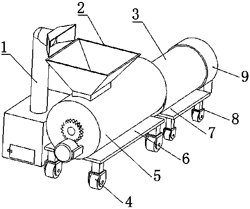 Dry-mixed mortar and preparation method thereof