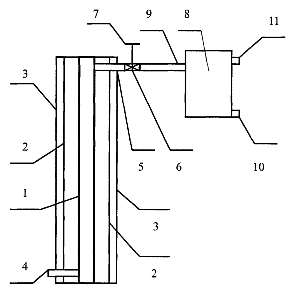 Manufacturing method and application of flat box type double-sided heat collection type solar thermal collector