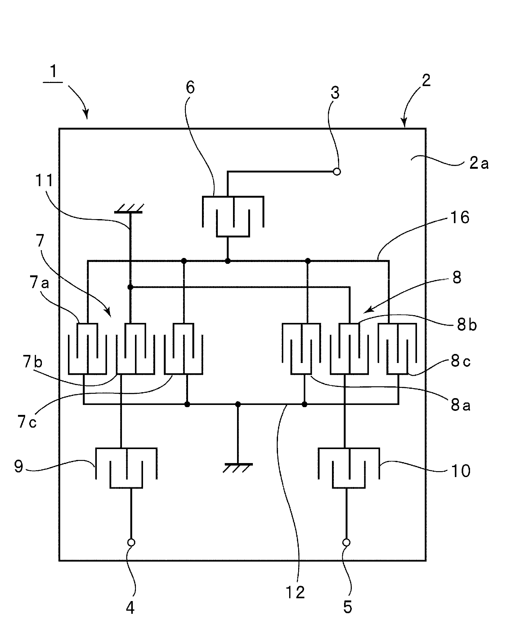 Balanced acoustic wave filter and acoustic wave filter