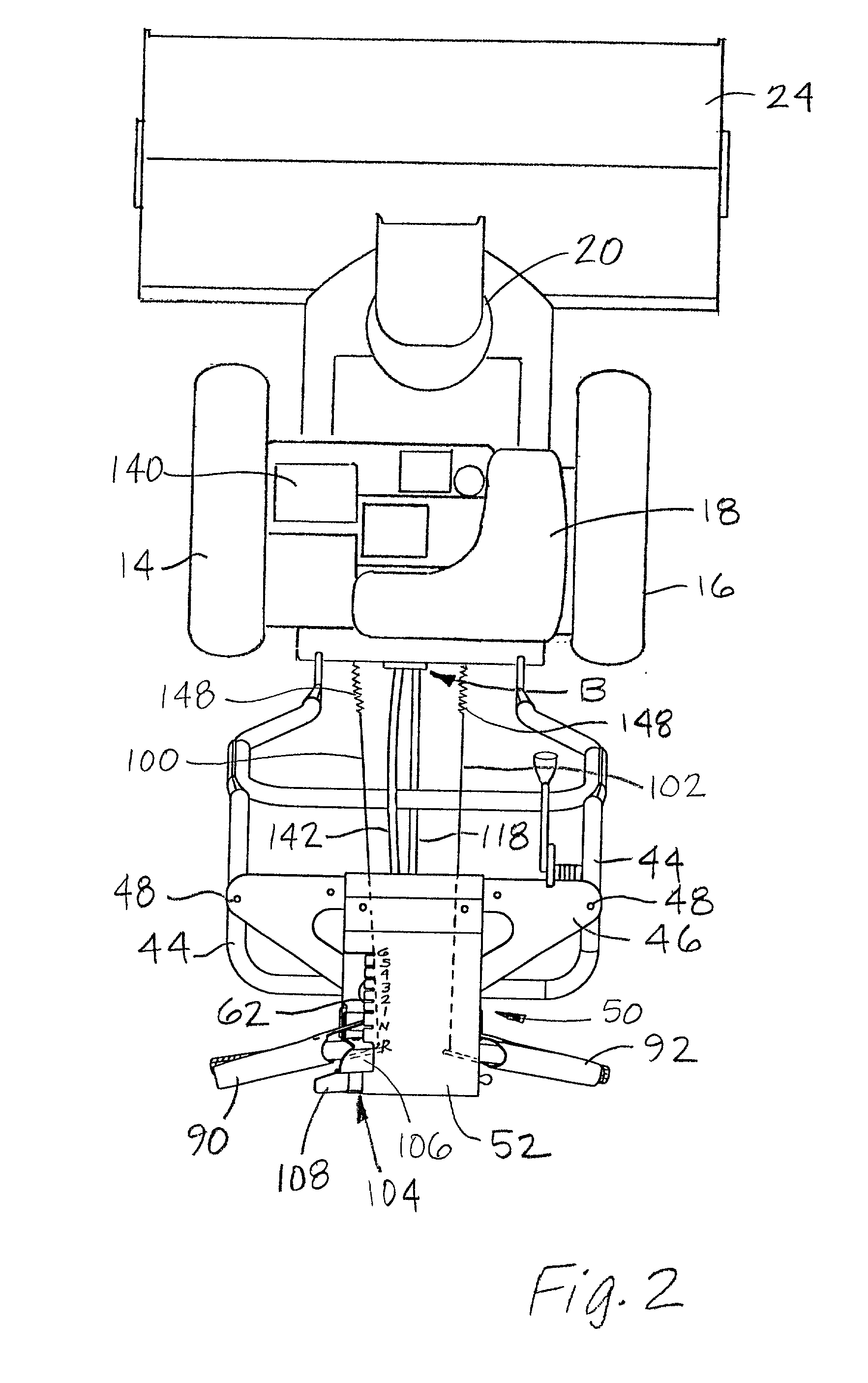 Snowblower controls