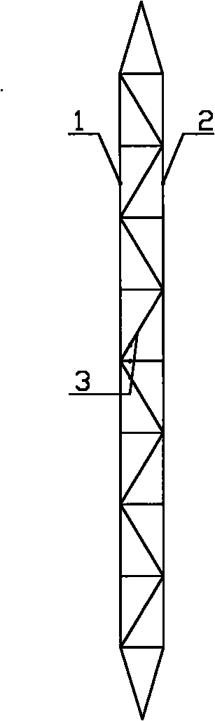 Self-adaptive bearing-type prestressed steel truss system