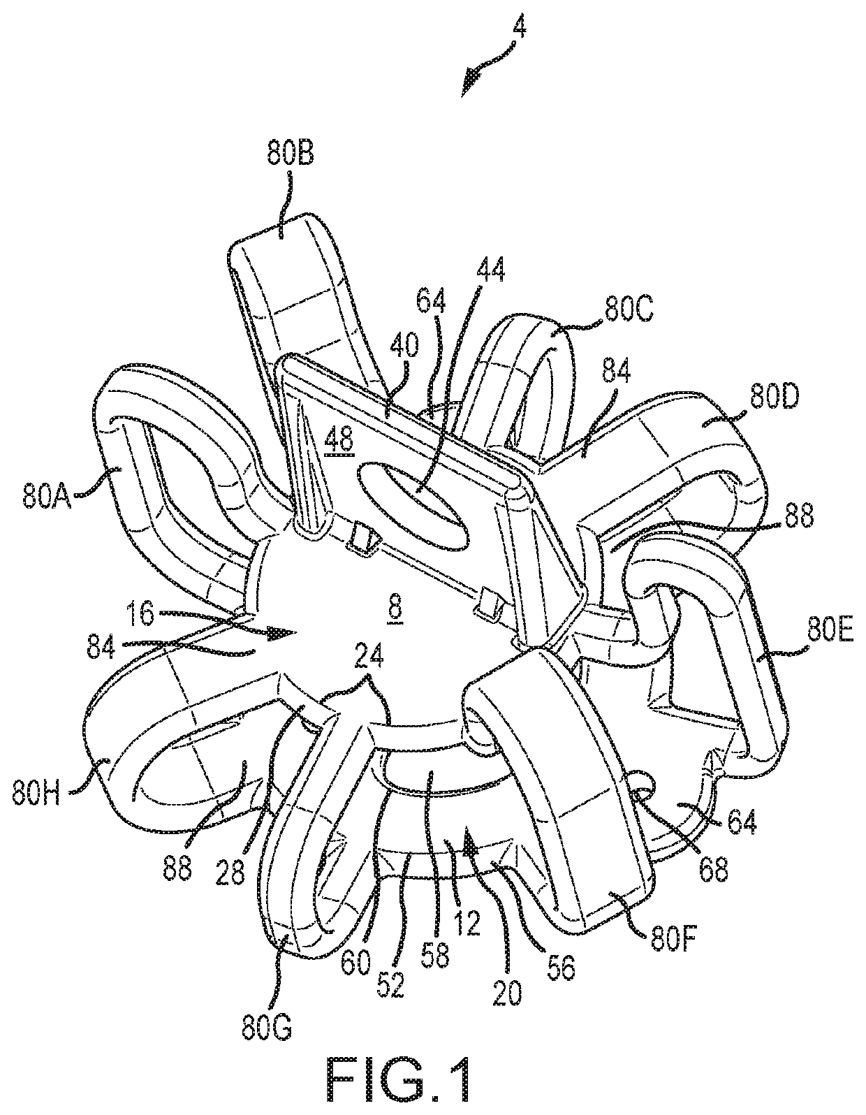 Asymmetrically-shaped isolator