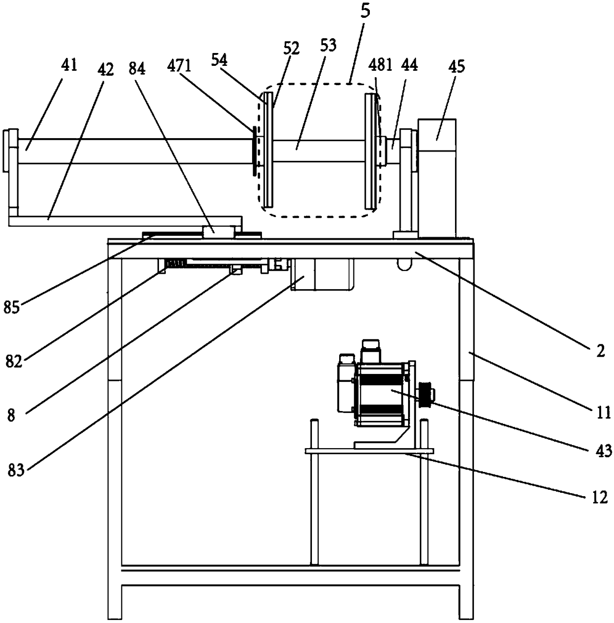 Car chain winding, rolling-up and packaging device