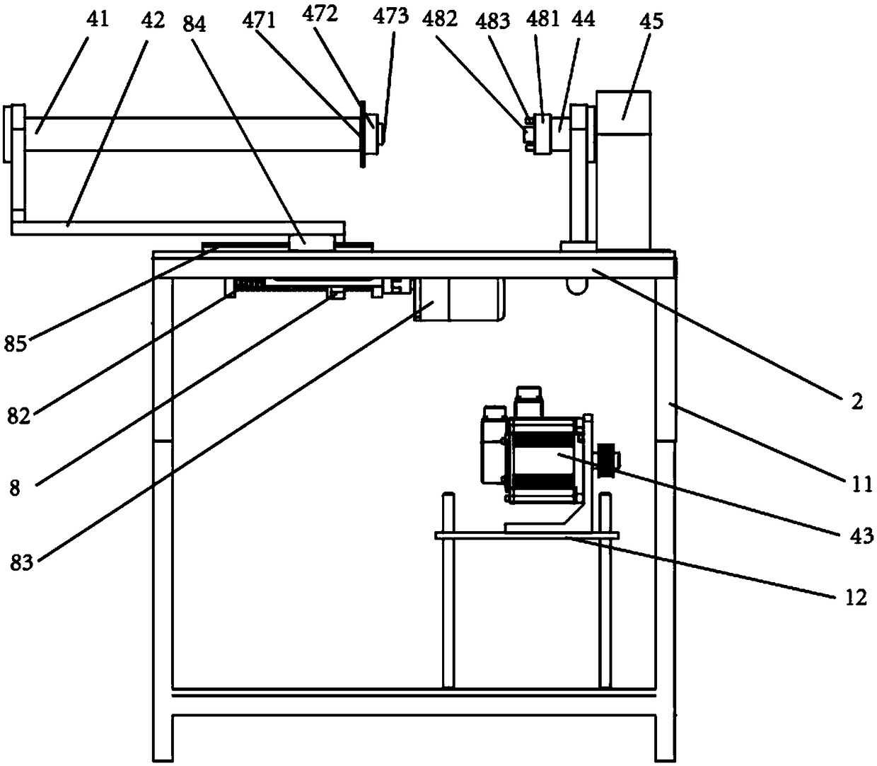 Car chain winding, rolling-up and packaging device