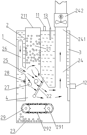 Energy-saving environment-friendly type back burning boiler