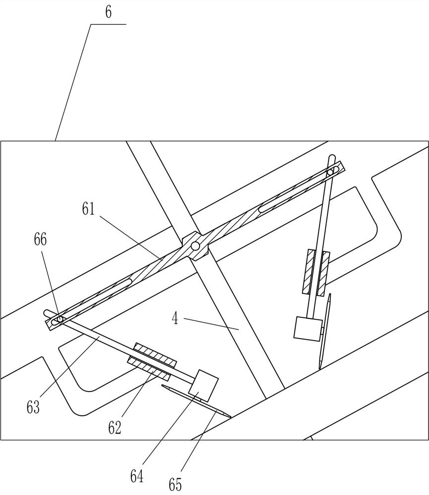 An aluminum formwork milling groove fixing device