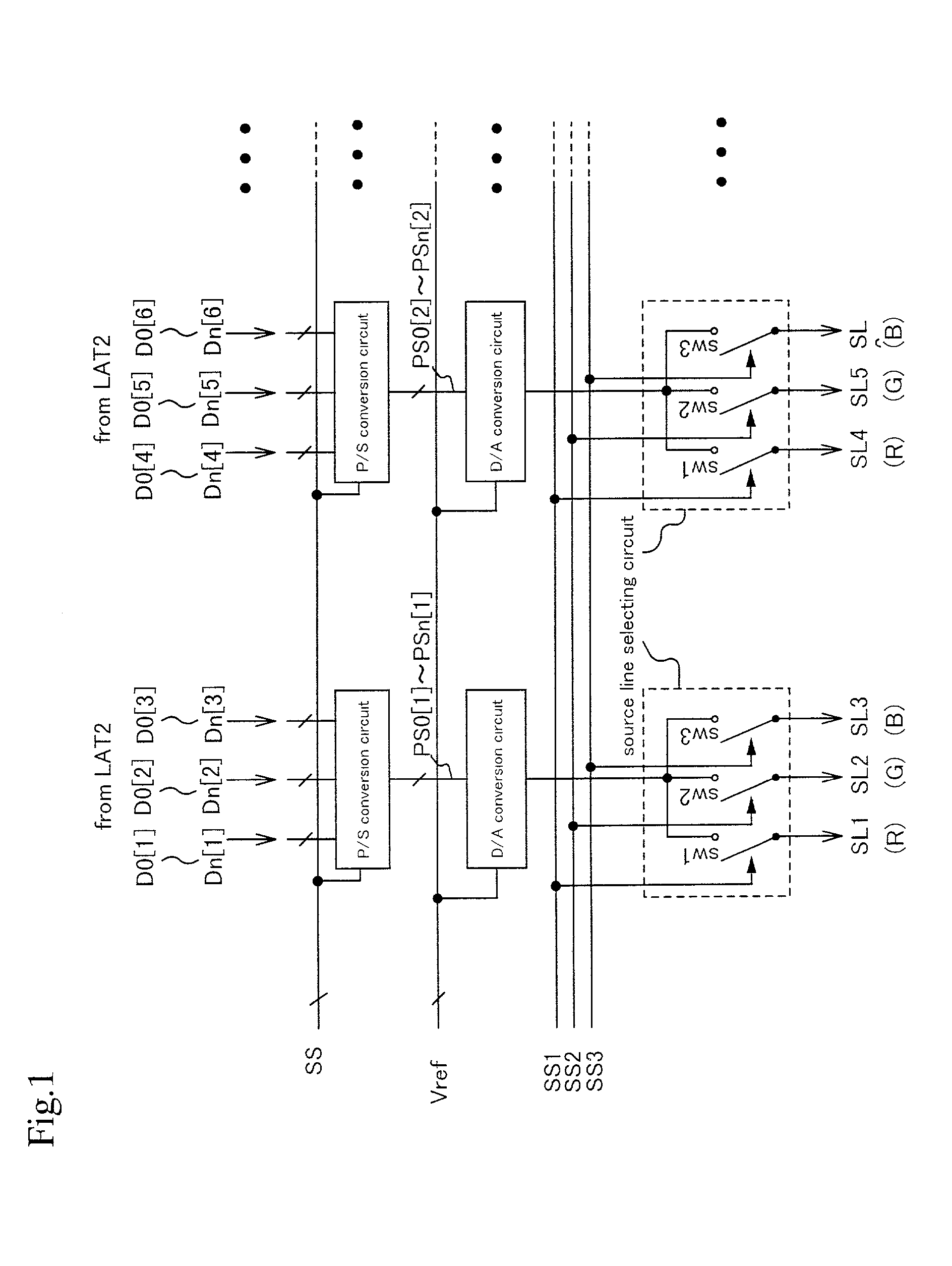 Color image display device, method of driving the same, and electronic equipment