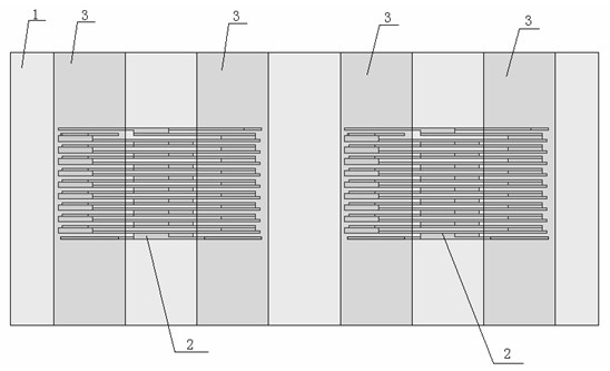 Sheet type common-mode choke row