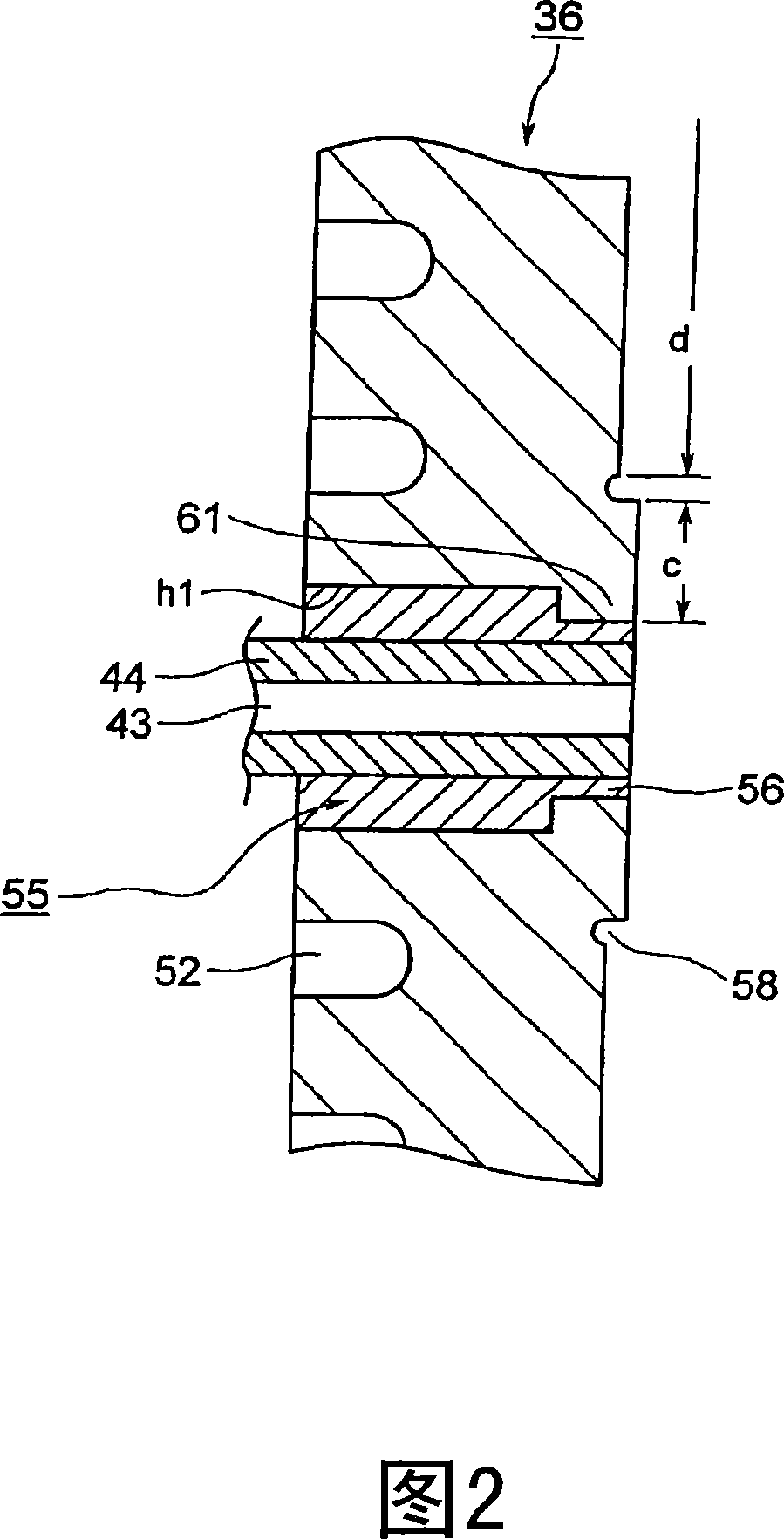 Disc molding die, mirror-surface plate and molded object