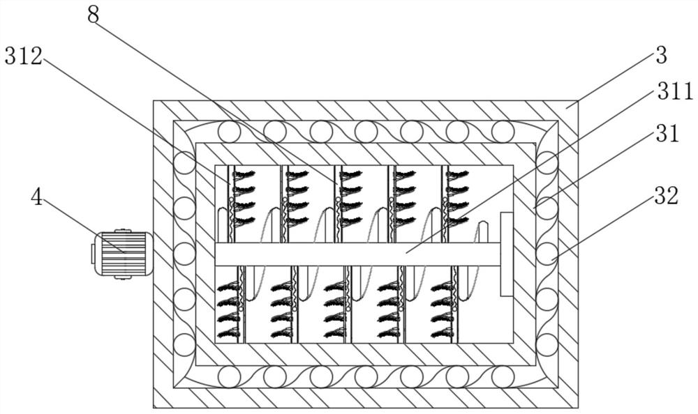 Mixing and stirring device for sealant production