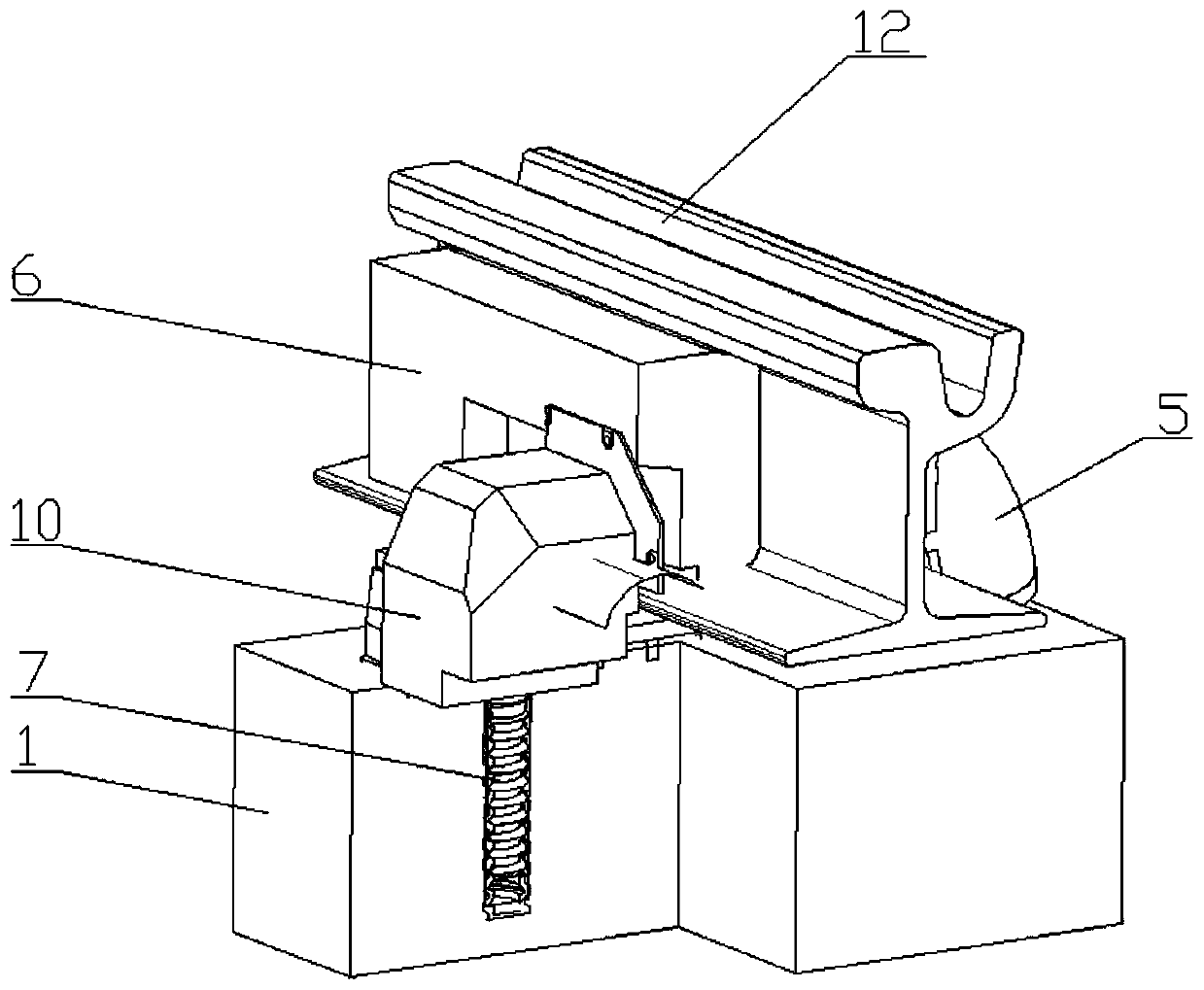 Modern streetcar fastener system