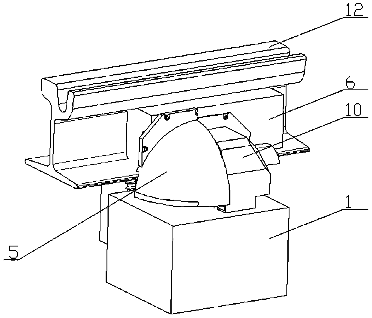 Modern streetcar fastener system