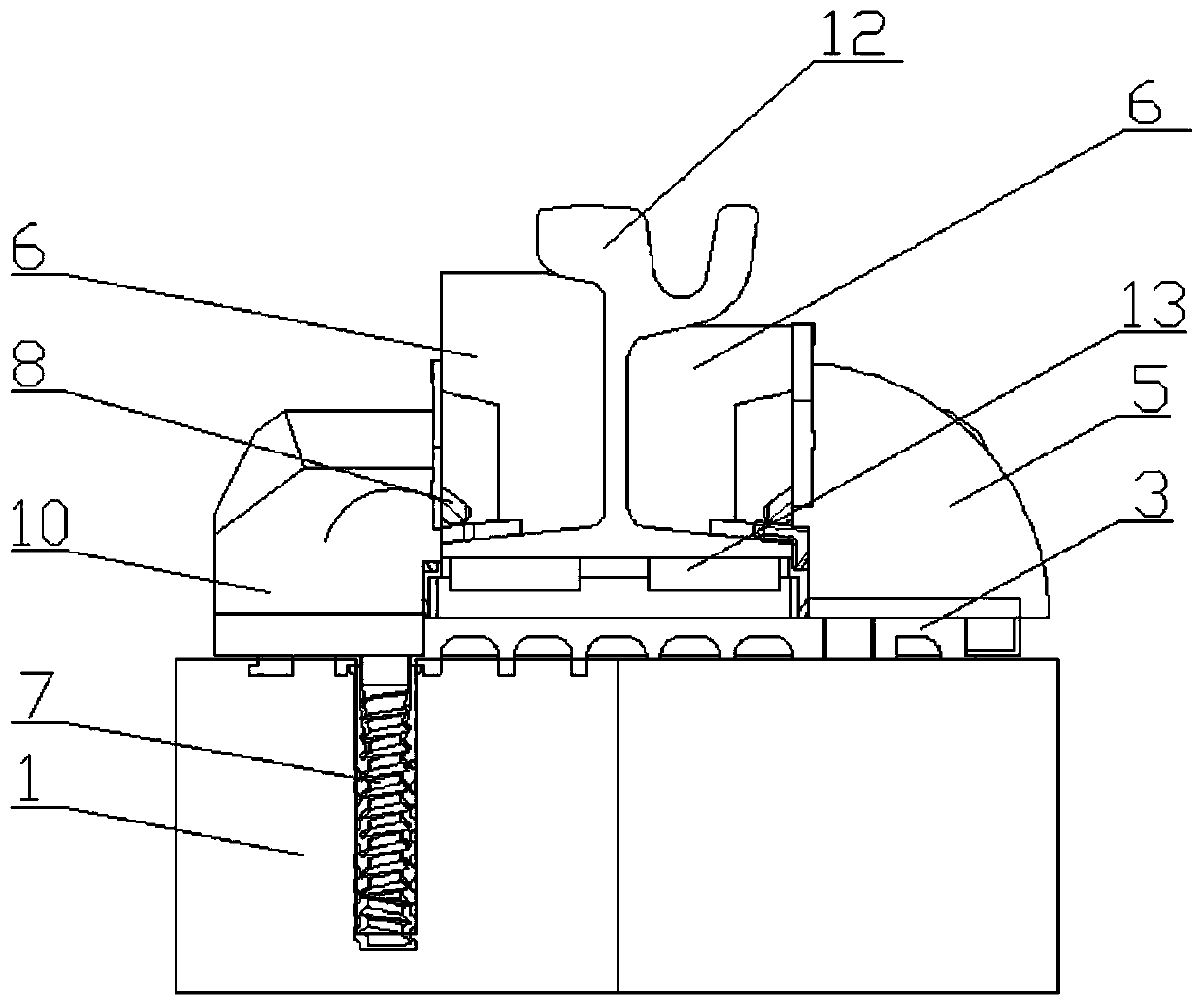 Modern streetcar fastener system