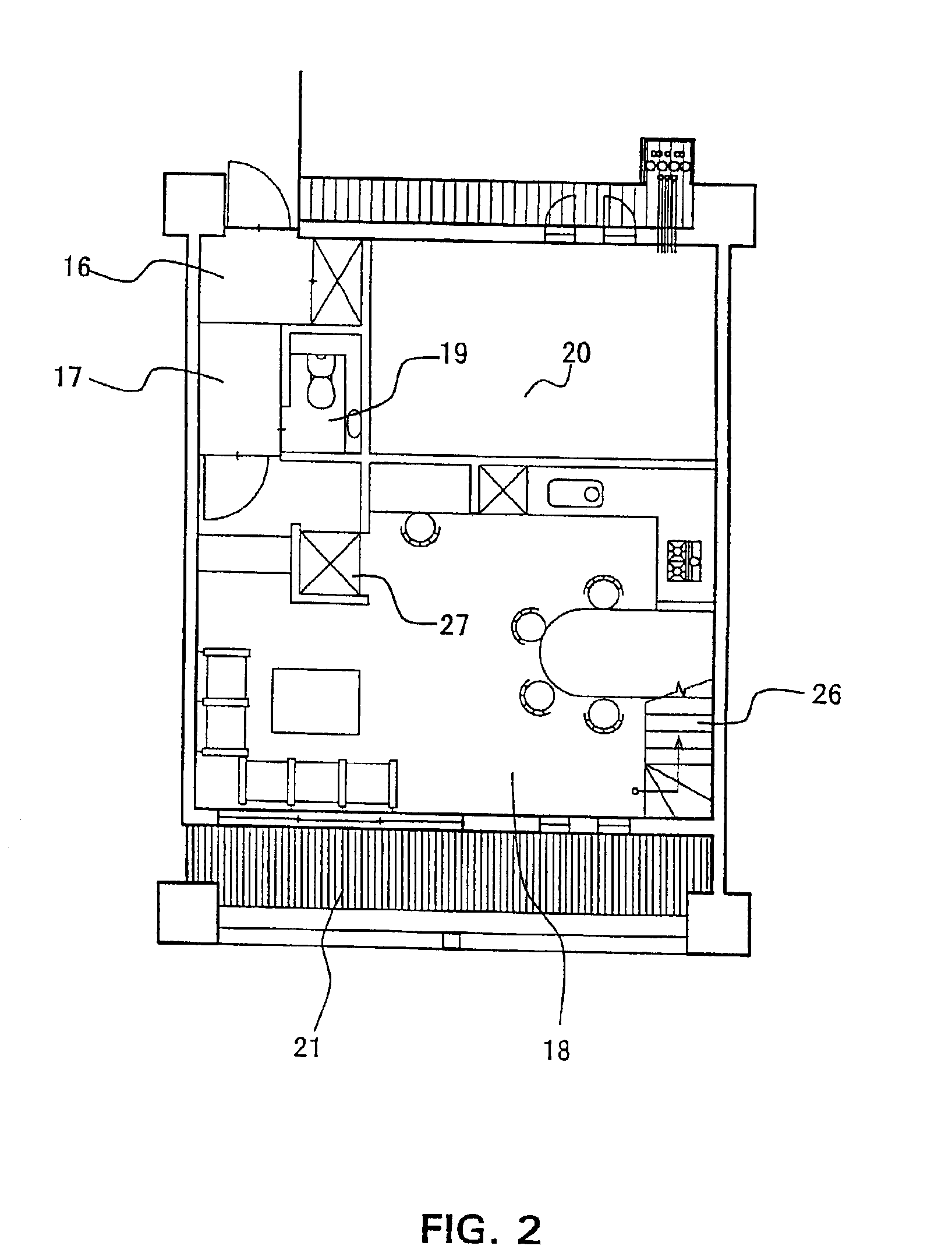 Multiple dwelling house