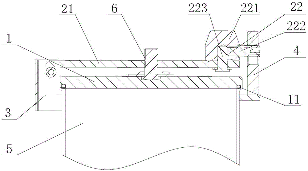 A glove box small transition cabin door and a glove box transition cabin