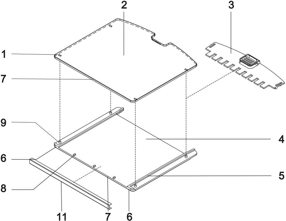 Anti-seepage gel-electrophoresis precast gel shell