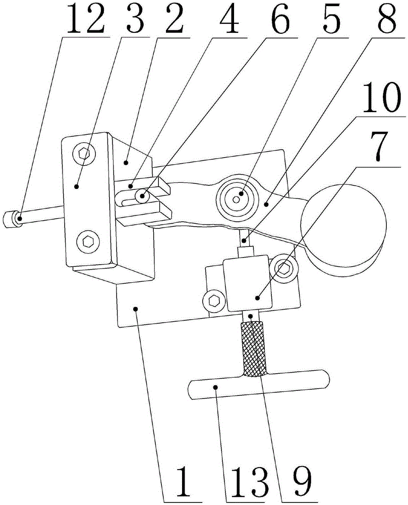 Gear-shifting rocker arm combined detection tool