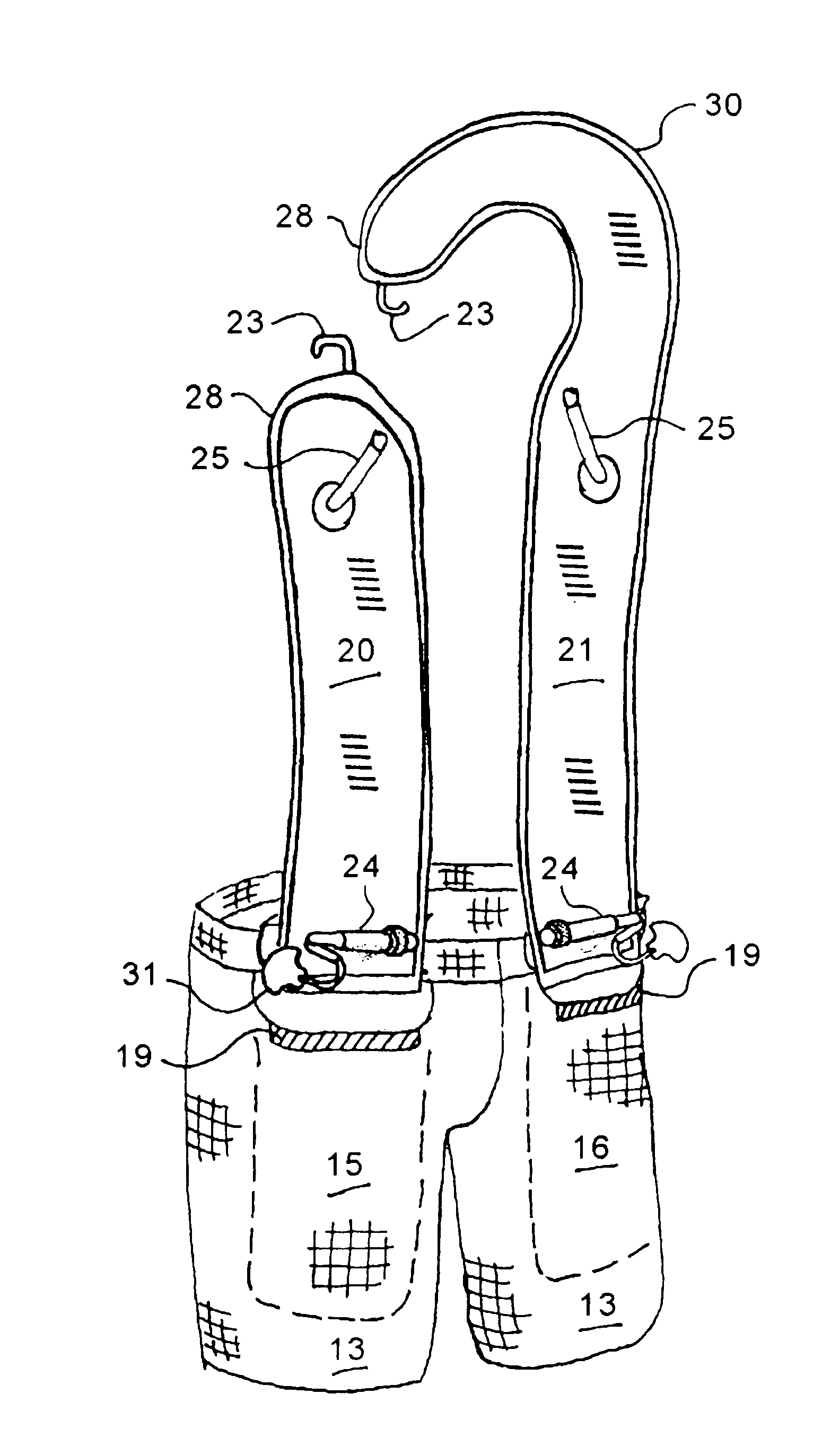 Bathing suit with flotation survival feature