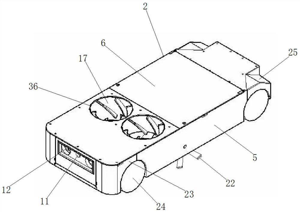 Cleaning device for air conditioner pipeline of railway vehicle