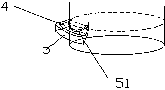 Device for storage and taking of shuttlecocks