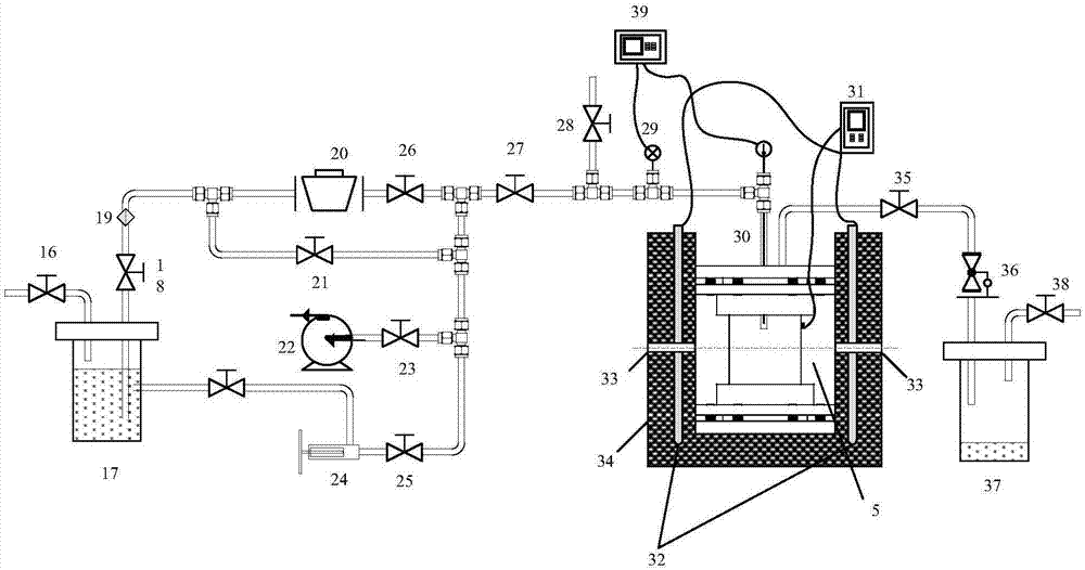 Device and method for measuring viscosity of fluid near-critical area