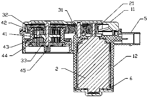 Compact actuator for vehicle electronic parking system