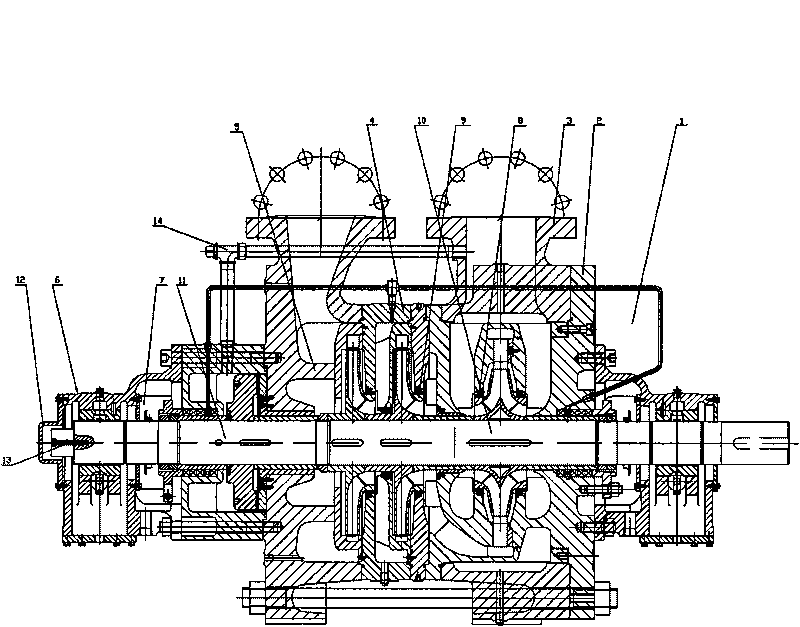 High-lift multi-stage centrifugal pump