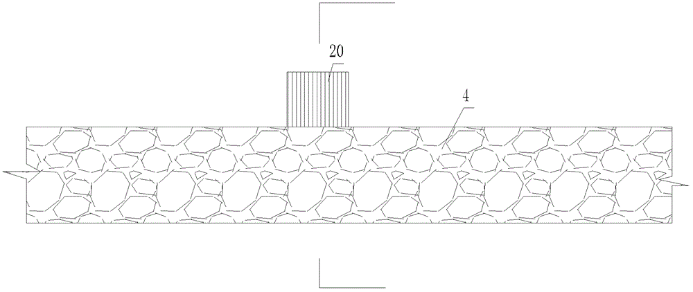 Sewage treatment artificial wetland system