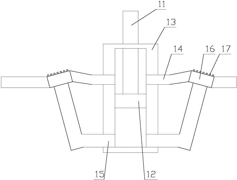 Water cooling device for industrial wastewater treatment