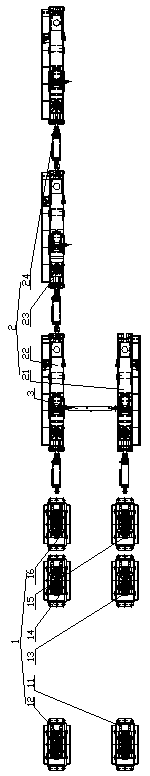 Advanced support device and method for roadway and application of advanced support device and method