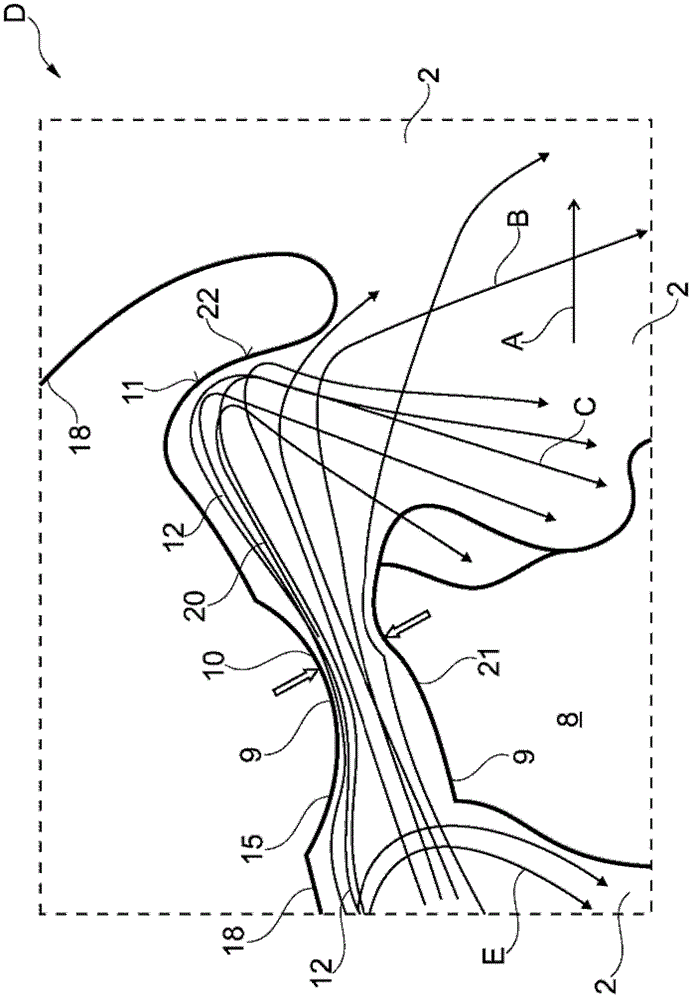 Cylinder head with fluid cooling device and method for cooling the cylinder head